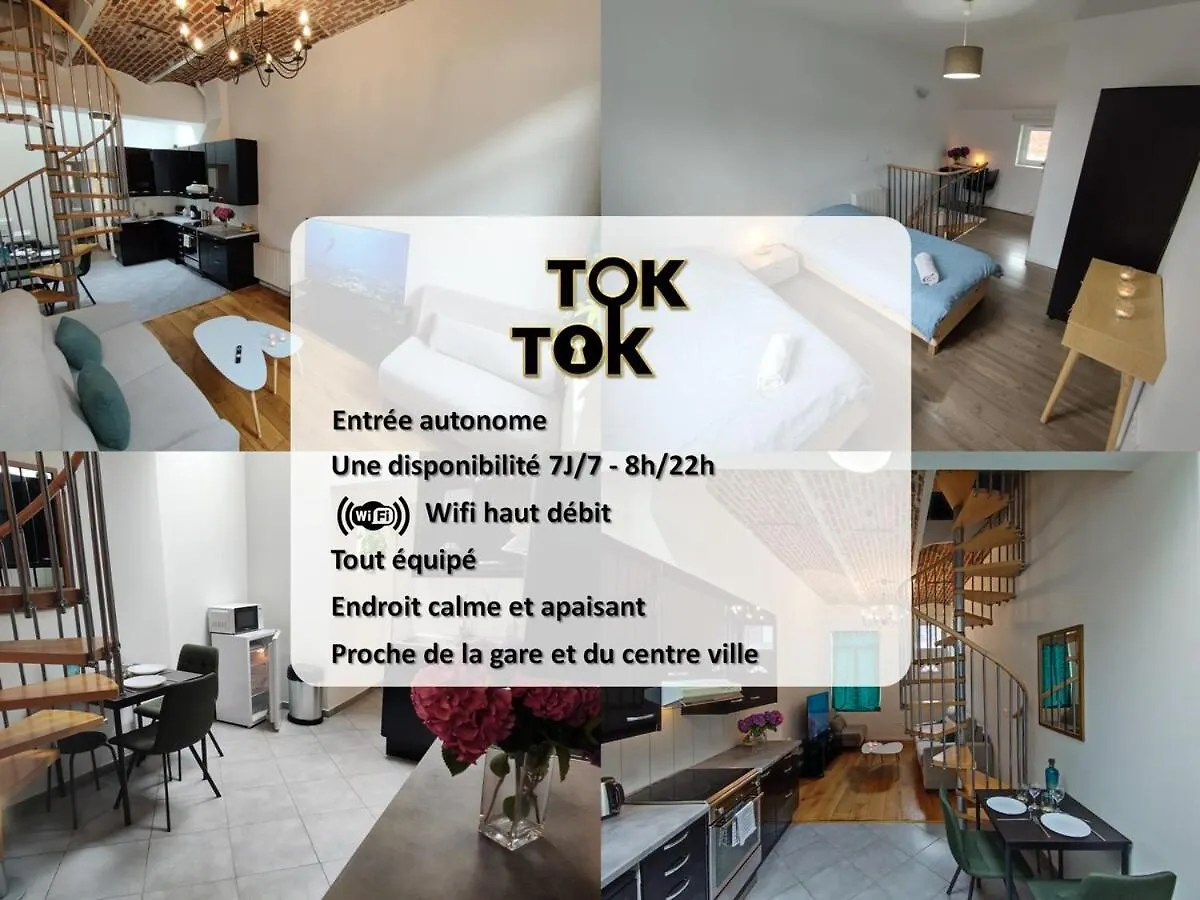 TOK TOK VH Maison 1 Chambre, proche gare et centre de Seclin